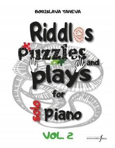 Borislava Taneva: Riddles Puzzles and Plays 2 for Solo Piano - utwory z zagadkami i łamigłówkami muzycznymi- nuty na fortepian