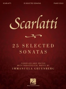 Domenico Scarlatti: 25 Selected Sonatas - wybrane sonaty fortepianowe - nuty na fortepian