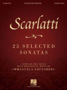 Domenico Scarlatti: 25 Selected Sonatas - wybrane sonaty fortepianowe - nuty na fortepian