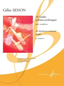 Giles Senon: 16 Etudes Rythmo-Techniques pour Saxophone - etiudy rytmiczno-techniczne - nuty na saksofon