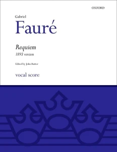 Gabriel Faure: Requiem 1893 version (Vocal score) - John Rutter - nuty na chór mieszany SATB i organy