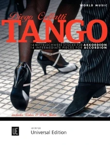 Tango Accordion - Diego Collatti - 14 utworów dla średnio-zaawansowanych - nuty na akordeon