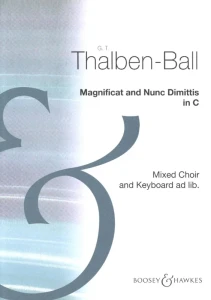 George Thalben-Ball: Magnificat & Nunc Dimittis in C for SATB choir - nuty na chór mieszany i fortepian