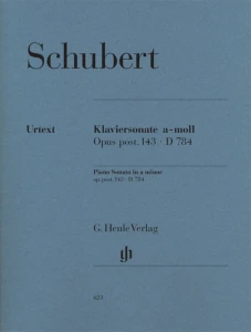 Franz Schubert: Piano Sonata a-moll op. post. 143 D 784 - sonata fortepianowa - nuty na fortepian