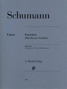 Robert Schumann: Exercices - Studies on a Theme by Beethoven - nuty na fortepian