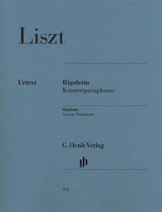 Franz Liszt: Rigoletto - Parafraza koncertowa opery Giuseppe Verdiego - nuty na fortepian