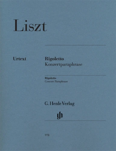 Franz Liszt: Rigoletto - Parafraza koncertowa opery Giuseppe Verdiego - nuty na fortepian