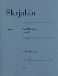 Aleksandr Skriabin: Twelve Etudes op. 8 - 12 wczesnych etiud - nuty na fortepian
