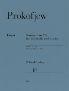Sergiusz Prokofiew: Violoncello Sonata op. 119 - sonata wiolonczelowa - nuty na wiolonczelę i fortepian