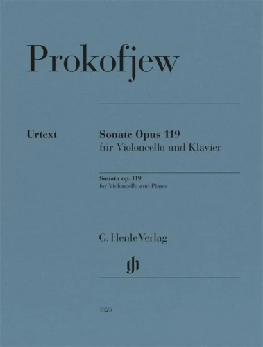 Sergiusz Prokofiew: Violoncello Sonata op. 119 - sonata wiolonczelowa - nuty na wiolonczelę i fortepian