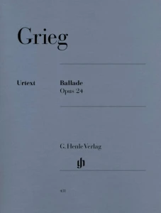 Edvard Grieg: Ballade op. 24 - nuty na fortepian