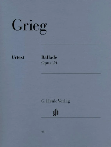 Edvard Grieg: Ballade op. 24 - nuty na fortepian