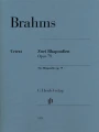 Johannes Brahms: Two Rhapsodies op. 79 - dwie rapsodie - nuty na fortepian
