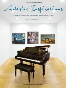 Naoko Ikeda: Artistic Inspirations - 6 kompozycji inspirowanych arcydziełami malarstwa - nuty na fortepian
