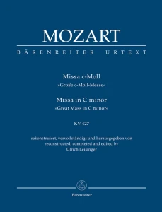 Wolfgang Amadeus Mozart: Missa in C minor KV 427 (417a) - Ulrich Leisinger - Wielka Msza c-moll - partytura studyjna
