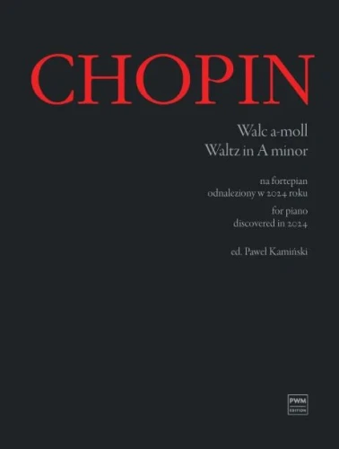Fryderyk Chopin: Walc a-moll (odnaleziony w 2024 roku) - nuty na fortepian