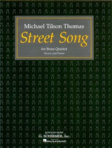 Michael Tilson Thomas: Street Song for Brass Quintet - nuty na kwintet dęty blaszany