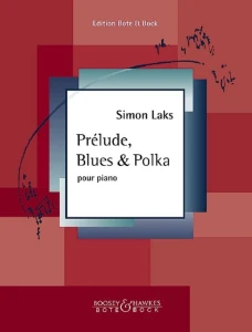 Szymon Laks: Prelude, Blues & Polka pour Piano - nuty na fortepian