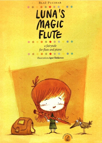 Blaz Pucihar: Luna's Magic Flute (+ pliki mp3) - nuty na flet poprzeczny z fortepianem