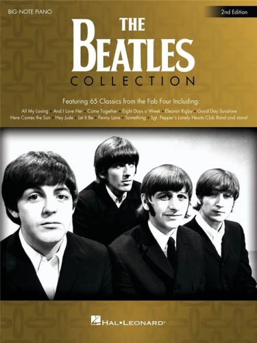 The Beatles Collection (Big-Note Piano) - 65 piosenek - bardzo łatwe nuty na pianino dla początkujących