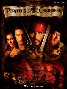 Pirates Of The Caribbean (Big-Note Piano) - Hans Zimmer, Klaus Badelt - piosenki z filmu Piraci z Karaibów - bardzo łatwe nuty na pianino dla początkujących