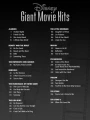 Disney Giant Movie Hits (Big-Note Piano) - 36 współczesnych klasyków - bardzo łatwe nuty na pianino dla początkujących
