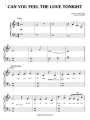 The Lion King (Big-Note Piano) - Elton John, Hans Zimmer - 13 piosenek z filmu Król lew - bardzo łatwe nuty na pianino dla początkujących
