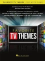 Favorite TV Themes (Big-Note Piano) - 22 tematy z seriali telewizyjnych - bardzo łatwe nuty na pianino dla początkujących