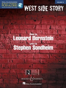 Easy Piano Play Along Volume 18: West Side Story (+ audio online) - Leonard Bernstein - łatwe nuty na fortepian