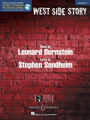 Easy Piano Play Along Volume 18: West Side Story (+ audio online) - Leonard Bernstein - łatwe nuty na fortepian