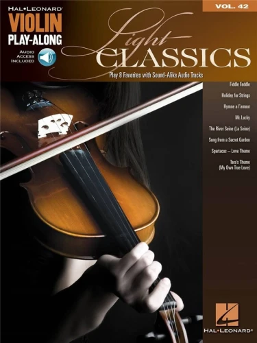Light Classics - Violin Play-Along Volume 42 - nuty na skrzypce (+ audio online)