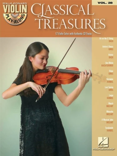 Classical Treasures - Violin Play-Along Volume 28 - nuty na skrzypce (+ płyta CD)
