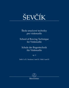 Otakar Sevcik: School of Bowing Technique for Violoncello op. 2 - sections 1 and 2 - Tomas Jamnik - techniki prawej ręki na wiolonczelę