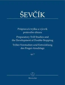 Otakar Sevcik: Preparatory Trill Studies and the Development of Double-Stopping op. 7 - nuty na skrzypce