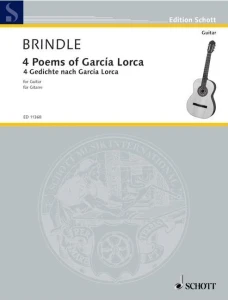 Reginald Smith Brindle: 4 Poems of Garcia Lorca for Guitar - nuty na gitarę klasyczną