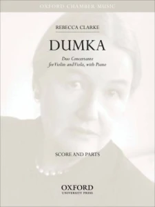 Rebecca Clarke: Dumka Duo Concertante for Violin and Viola with Piano - trio fortepianowe - nuty na skrzypce i altówkę z fortepianem