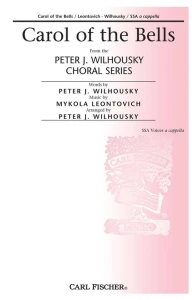 Mykoła Łeontowycz (Mykola Dmytrovych Leontovych): Carol Of The Bells - Szczedryk  - nuty na chór żeński SSA