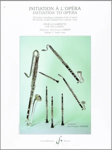 Initiation a l'Opera pour Clarinette Volume 1 - Jean-Francois Verdier - wprowadzenie do opery - nuty na klarnet