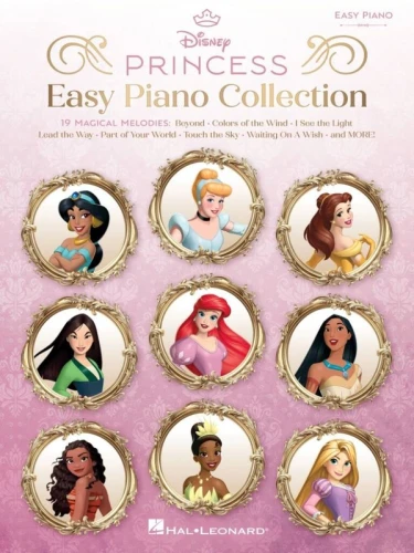 Disney Princess Easy Piano Collection - 19 magicznych melodii o księżniczkach Disneya - łatwe nuty na fortepian