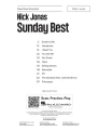 Nick Jonas: Sunday Best (Piano + Lyrics) - 11 piosenek - nuty na fortepian, akordy, słowa