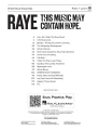 Raye: This Music May Contain Hope (Piano + Lyrics) - 17 piosenek - nuty na fortepian, akordy, słowa