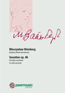 Mieczysław Wajnberg: Sonatine op. 46 fur Violine und Klavier (1949) - nuty na skrzypce i fortepian