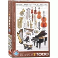 Puzzle muzyczne - instrumenty orkiestry - układanka 1000 elementów