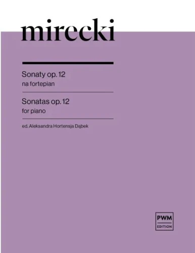 Franciszek Mirecki: Sonaty op. 12 - nuty na fortepian