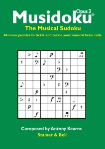 Musidoku Opus 3 - Musical Sudoku - łamigłówki dla muzyków
