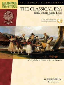 The Classical Era: Early Intermediate Level (+ audio online) - 18 utworów 8 kompozytorów o średnim poziomie trudności - nuty na fortepian