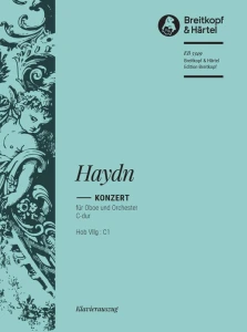 Joseph Haydn: Konzert C-dur Hob VIIg:C1 - koncert obojowy - nuty na obój i fortepian