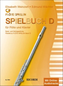 Flote Spielen - Spielbuch Band D - Elizabeth Weinzierl, Edmund Wachter - utwory na flet poprzeczny z fortepianem cz. 4 (+ audio online)