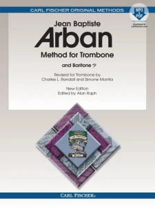 Jean Baptiste Arban: Method for Trombone and Baritone - Alan Raph (+ audio online) - szkoła gry na puzonie klucz basowy