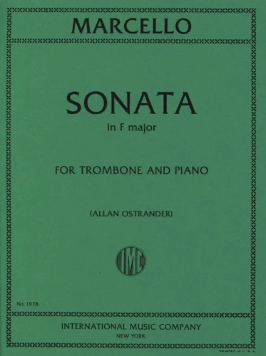 Benedetto Marcello: Sonata F-dur - Allen Ostrander - nuty na puzon